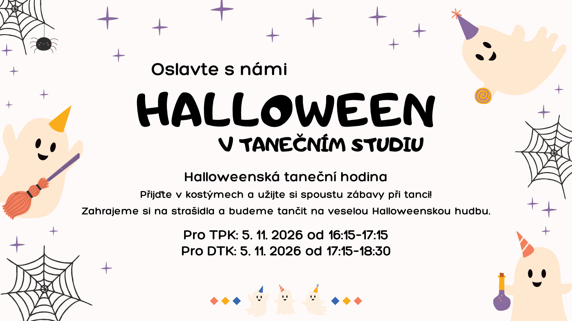 Halloweenská taneční hodina